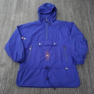 Snuggler Jacket Women Vintage Blue Carly Hoodie Long Sleeve Nylon Ski Size 10‎
